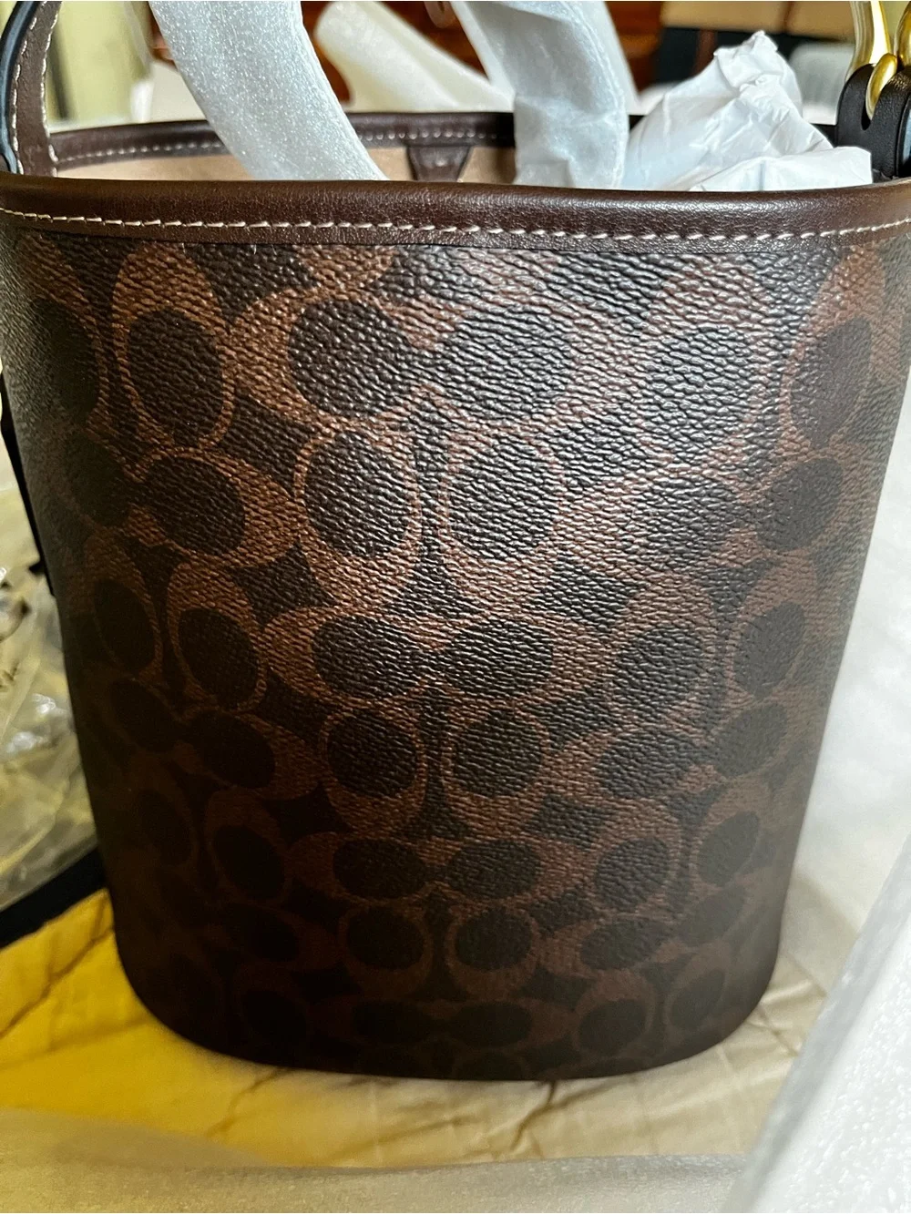 Coach bucket silhouette